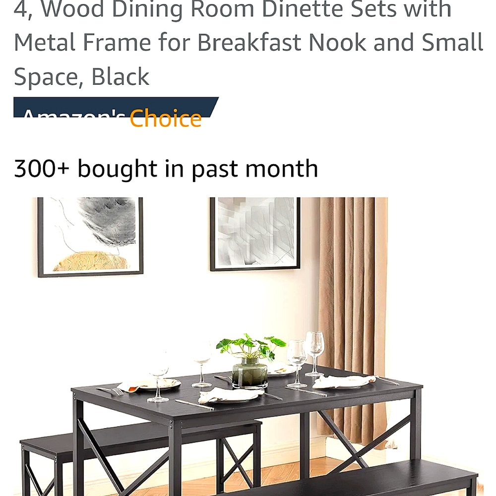 Brand new kitchen table set never even out of the box.